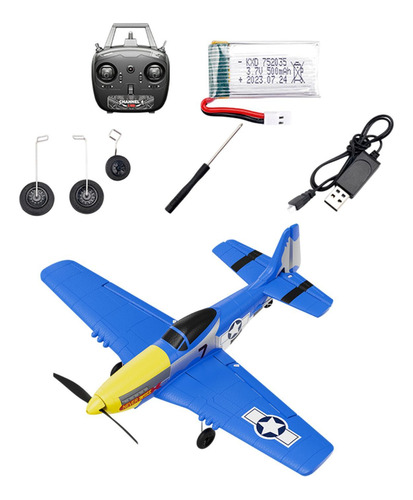 Avión Rc De 4 Canales, Planeador Rc, Ligero, Resistente,