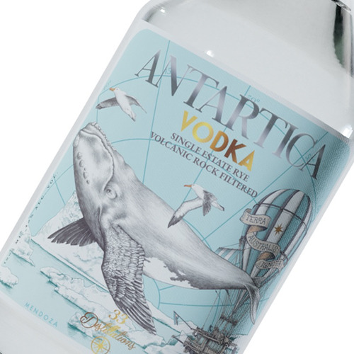 Vodka Premium Antártica 1 Litro 1000cc Destilería Andina