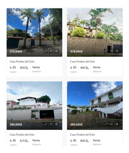 Casas En Venta En Prados Del Este Rc