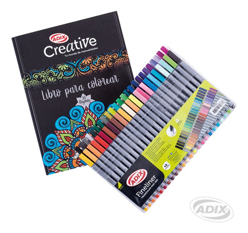 Adix Creative Libro Para Colorear 50 Diseños