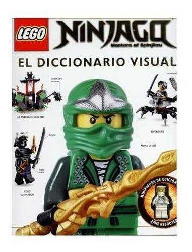 Libro Lego Diccionario Ninjago + Minifigura Zane Rebooted