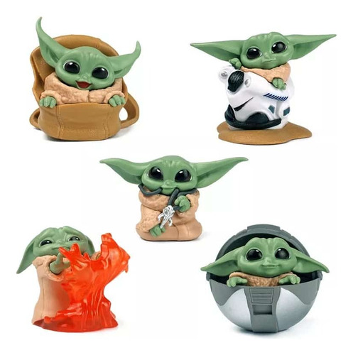  Baby Yoda-grogu X 5 Hermosos Importados  Mandalorian