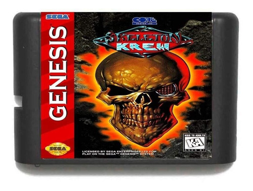 Juego Skeleton Krew Compatible Con Sega Genesis