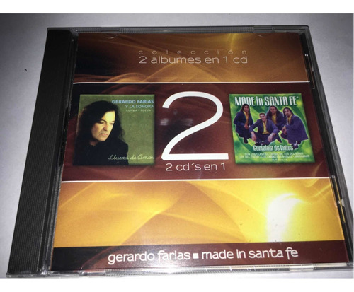 Gerardo Farías - Made In Santa Fe 2 Álbumes En 1 Cd Nuevo