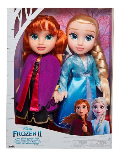 Muñeca Set De Elsa Y Anna Frozen Disney | Envío gratis Muñeca Set De Elsa Y Anna Frozen Disney | Envío gratis
