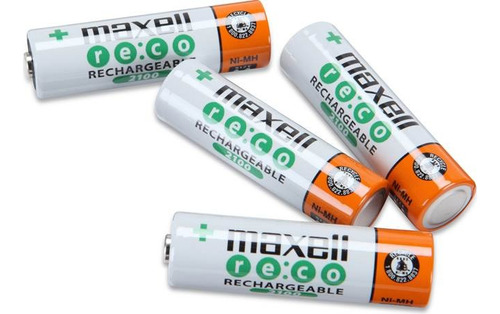 Bateria Recargable Aa Maxell 2100 Mah Pre Cargadas