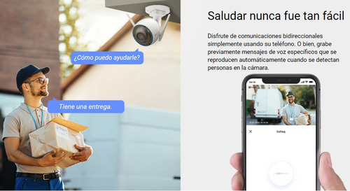 Imagen 6 de 10 de Camara Ip Seguridad Wifi 2k 3mp Ezviz H3 Full Color Exterior