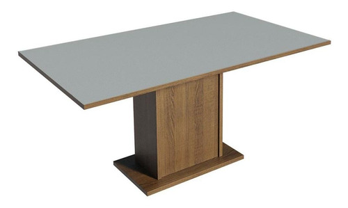 Mesa de Comedor Rectangular Madesa 5363 Foot Color Marrón