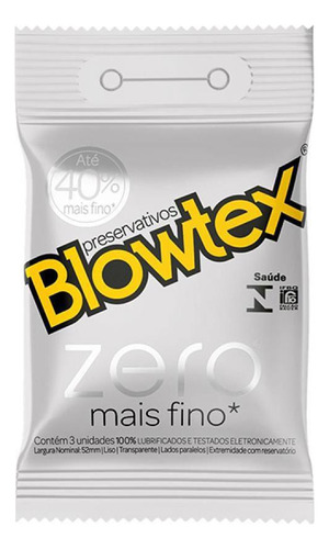 Preservativo Blowtex Lubrificado Leve 9 Pague 6