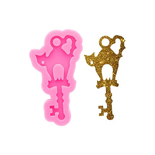 Super Glossy Halloween Cat Key Style Keychain Silicone Mold