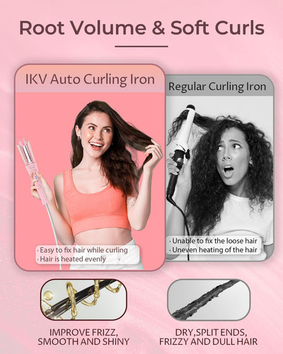 Rizador De Pelo Automático Rizador Automático De Barril De 1