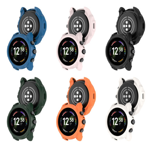 Funda De Reloj Protectora De Tpu Azul A Prueba De Golpes Par
