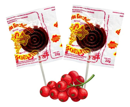 Paleta Raqueta Enchilada Grosella Miguelito 320 Pz