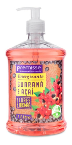 Sabonete Liquido Guaraná E Açai Glicerinado Frasco 1 Litro