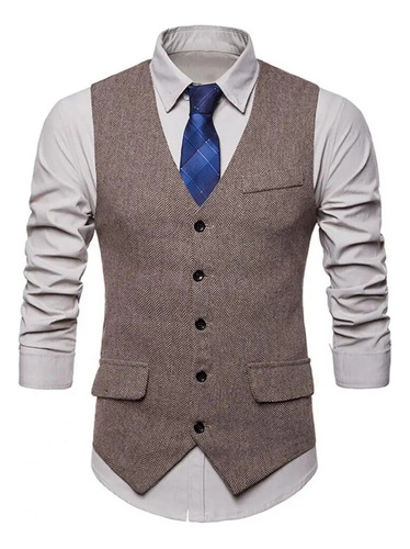 Chaleco Formal De Negocios Para Hombre, Chaleco Formal, Ropa