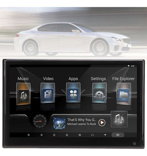 Monitor Para Reposacabezas De Coche, Parte Trasera Universal