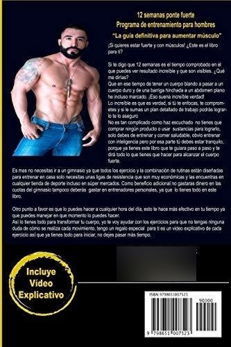 12 Semanas Ponte Fuerte Programa De Entrenamiento.., De Jacob, Jonat. Editorial Independently Published En Español