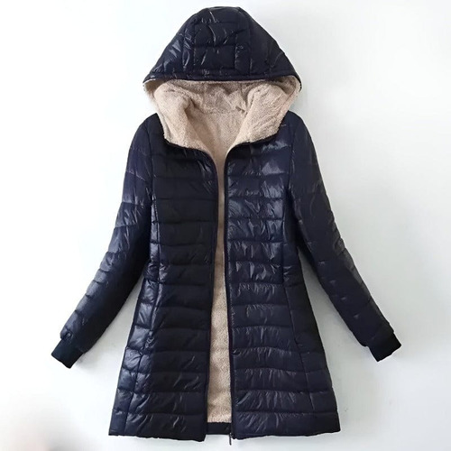 Parka De Invierno Impermeable Para Mujer Con Capucha