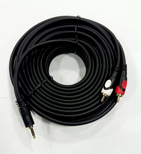 Cable De Audio Jack 3.5mm A Rca De Calidad 10mts 