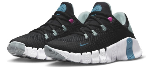 Tenis Para Mujer Nike Free Metcon 4 Negro/aqua