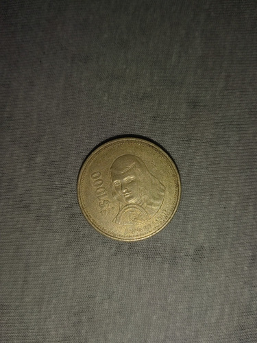 Una Moneda De Mil Pesos Mexicano 