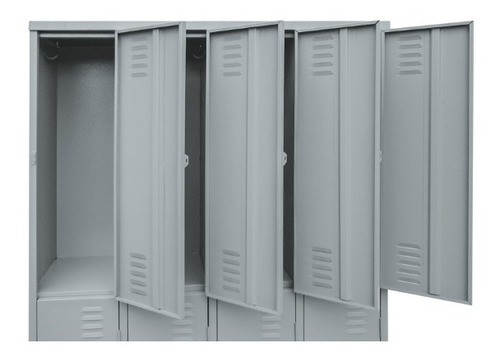 Imagem 2 de 5 de Armário Roupeiro De Aço Vestiário Academia 8 Portas Locker