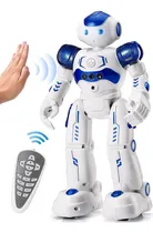 Comprar Robot Con Control Remoto Gestos Programables Blanco Y Azul