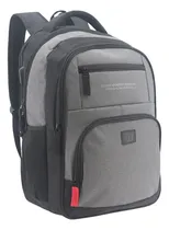 Comprar Mochila Wilson Porta Notebook Con Puerto Usb Ejecutiva Urbana Complementos Reforzada Color Gris