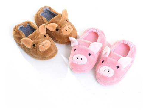 Pantuflas Calientitas 100% Original Niña Tallas 13 A 20 Pig