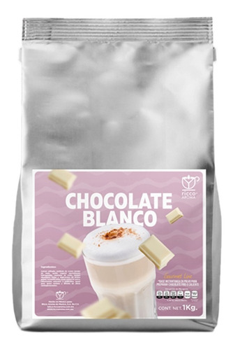 Chocolate Blanco Gourmet - 1 Kg- Ricco Aroma