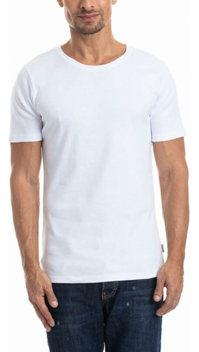 Camiseta Cotton Rib Manga Corta Cuello Redondo Jockey Yc-207