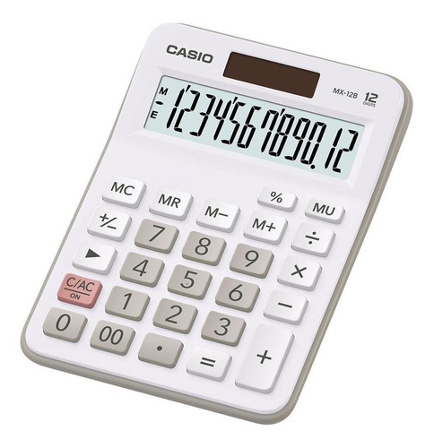 Calculadora De Mesa 12 Dígitos Mx-12b-we-dc Branca