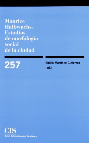 Libro Maurice Halbwachs Estudios De Morfologia So De Martine