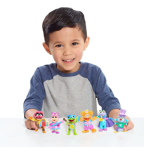 Figuras De Acción Juego De 6 Figuras De Los Muppets