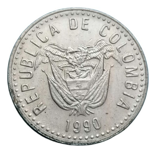 Colombia Moneda 10 Pesos 1990