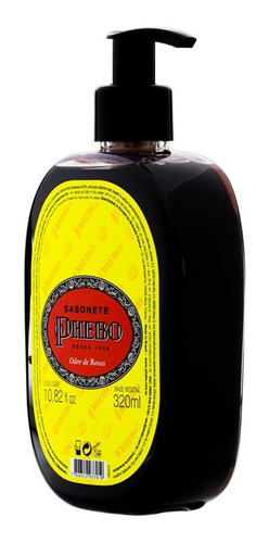 Imagem 2 de 4 de Sabonete Líquido Odor De Rosas Phebo Frasco 320ml Vegetal