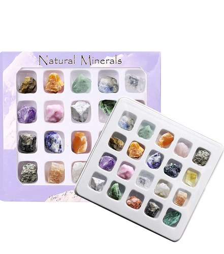 Set 20 Muestras De Minerales Naturales (1.0 A 1.5 Cm)