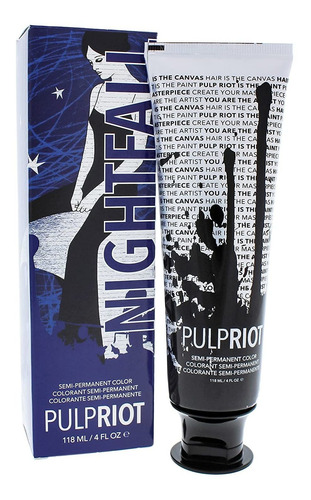 Pulp Riot Color De Cabello Semipermanente 4oz - Nightfall