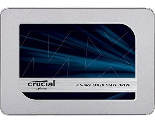 Crucial MX500 Ct4000mx500ssd1 4TB 3d Nand Sata 2.5'' SSD Interno Color Plateado