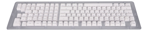 Teclado White Cool Keycaps, 114 Teclas, Pbt, Oem, Altura, Do