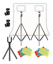 Comprar Set 2 Paneles Led 13w Foto Producto + 3 Trípodes + Infinito