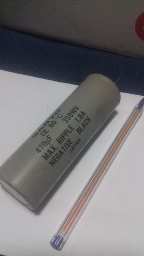 Capacitor Antigo Sanyo Japan Raridade