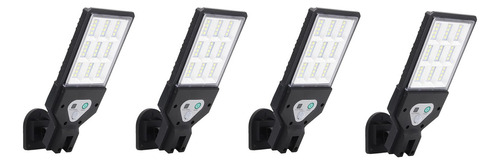 Pack 4 Foco Solar Led Exterior Con Sensor De Movimiento