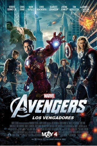 Avengers...poster Original De Cine.