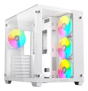 Gabinete Gamer Media Torre Tank Pro Gm930 Color Blanco