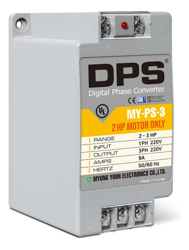 Dps Capacidad 3hp 9a 220v, Convertidor Monofásico A Trifá.