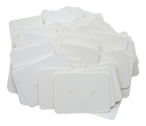 Honbay 200pcs Etiqueta Arete Papel Color Blanco Tamaño Mini