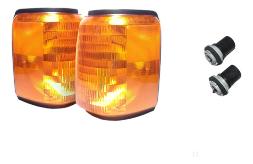 Par De Faros De Giro Delanteros F100 88/95 Con Portalámparas