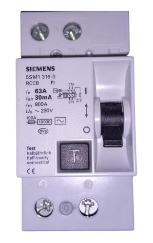 Diferencial Bipolar 2 X 63a Germany - Siemens 