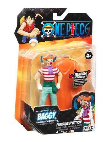Imagen 1 de 2 de Figura Baggy One Piece - Obyz Original